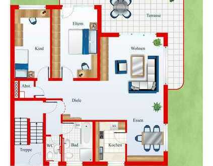 EG-Einheit mit Garage und separatem Gartengrundstück (908 m²) zu verkaufen