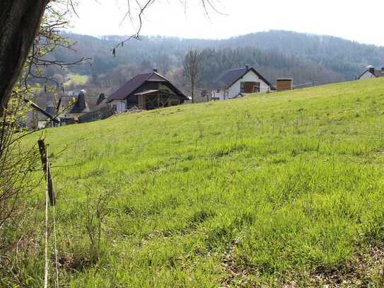 Baugrundstück am Ortsrand in einem Ortsteil von Angelburg