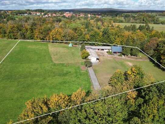 Eine kleine Ranch"Zechenhaus" in Alleinlage im Harz-
11.510 m²+ Wohnhaus+ Ferienwohnung+ Pferdestal