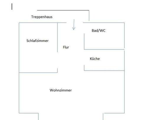 Freundliche 2,5-Zimmer-Dachgeschosswohnung in RE-Röllinghausen mit Einbauküche