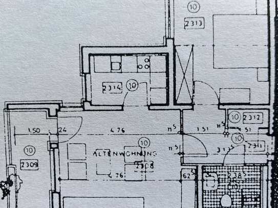 Seniorengerechte, helle, ruhige 2-Zimmer-Wohnung mit Balkon in Bergisch Gladbach - Paffrath