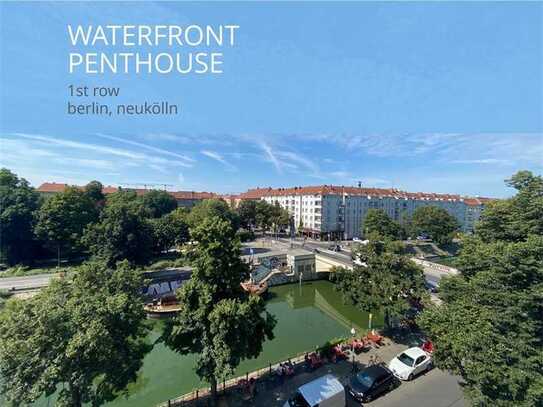 Waterfront Penthouse: View over Neukölln’s Landwehrkanal