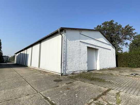 knapp 600 m² solitäre Lagerhalle im Industriepark Bernsdorf