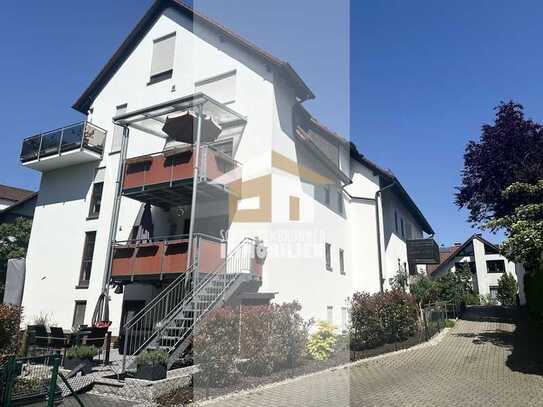 Ruhiges Wohnen auf zwei Ebenen - Maisonette-Wohnung mit Dachloggia