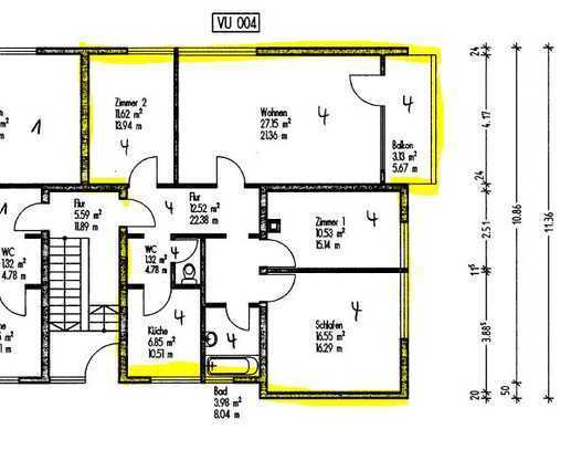 Schöne 4-Zimmer-Erdgeschosswohnung mit Balkon in Heidenheim