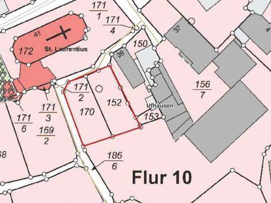 Baugrundstück bestehend aus 2 zusammenliegenden Flurstücken in Eiterfeld