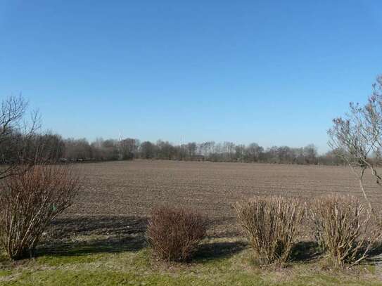 Schöne 1 Zimmerwohnung am Dorfrand von Großenaspe mit Blick auf die Felder