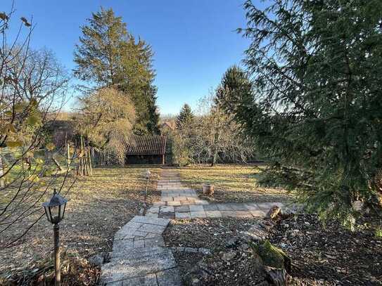 Baugrundstück mit 1.250 m² in Halbhöhenlage - Ausblick - Blick ins Grüne