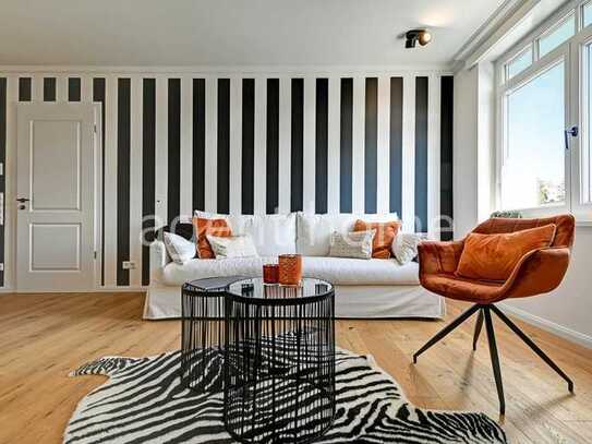 MÖBLIERT - COOLES DESIGN - Exklusive Wohnung mit Balkon