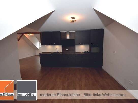 Wunderschöne, sanierte moderne Dachgeschosswohnung