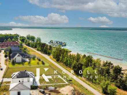 Traumhafte Wohnkulisse direkt am Geierswalder See - Erstbezug in energieeffizientem Neubau am See!