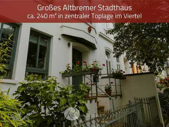 Großes Altbremer Stadthaus in Toplage!