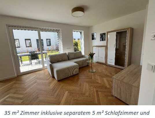 WG-Zimmer inkl separatem Schlafzimmer und Terrasse in Hebertshausen zu vermieten - Erstbezug