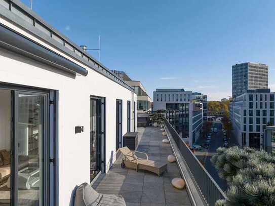 Einmaliges Penthouse am Spreeufer - mit unverbauten Blick