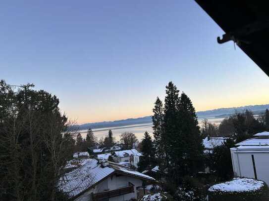 Schöne 2-Zimmer-Maisonette-Wohnung mit traumhaftem See- und Bergblick in Tutzing