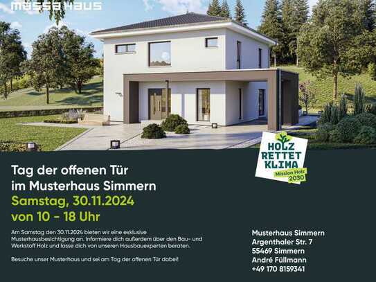 !!! Musterhaus Besichtigung am 30.11.24 von 10 bis 17Uhr in 55469 Simmern Argenthaler Str. 7 !!!