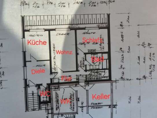 Souterrain Wohnung in Toplage