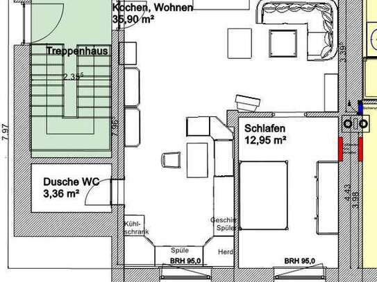 Schicke 2Zimmer Wohnung in Neukirchen bei Sulzbach-Rosenberg