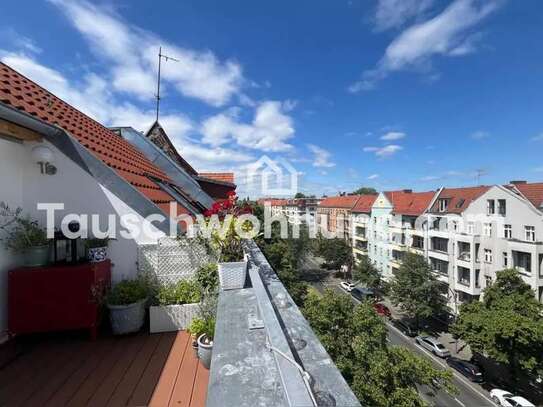 Tauschwohnung: Sonnige neue Dachgeschoss mit großer Terrasse und Küche