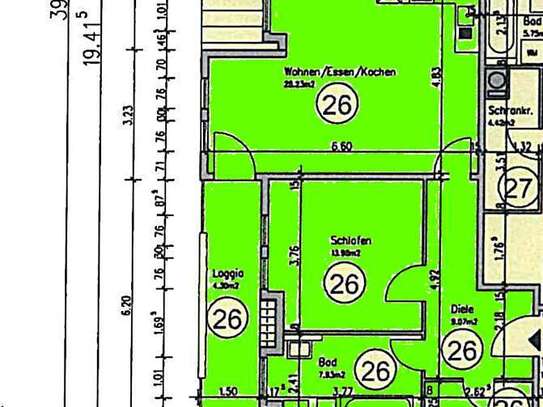 Geschmackvolle 2,5-Raum-Wohnung mit Loggia/Balkon in Neustadt an der Weinstraße