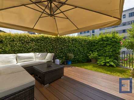 Luxus-Maisonette-Eigentumswohnung (152 m²) mit Terrasse & Balkon im Europaviertel in Frankfurt/Main!