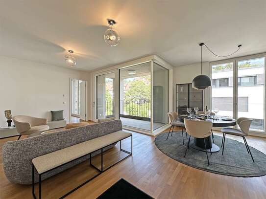 Urban Living at it´s best: Hochwertig ausgestattetes Apartment im Villengarten