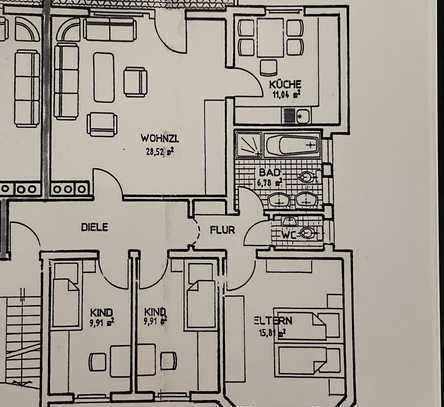 4-Zimmer-Wohnung mit Balkon in Hainburg von privat