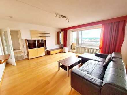 PROVISIONSFREI - Attraktive, gemütliche 3-Zimmer-Wohnung mit Loggia, Aufzug u. Panoramablick, 10. OG