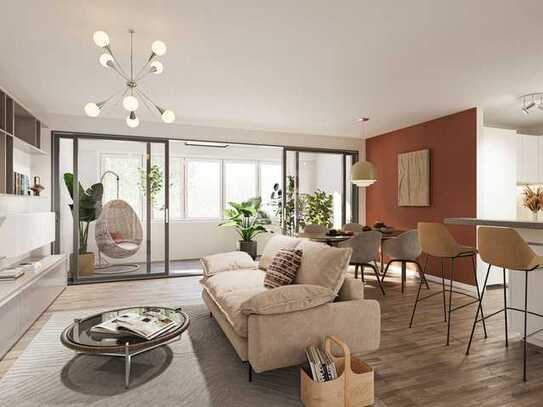 Jetzt Fördermöglichkeiten nutzen! - - - - - - - - - - - - 4-Zimmer-Wohnung mit Wintergarten, 1. OG