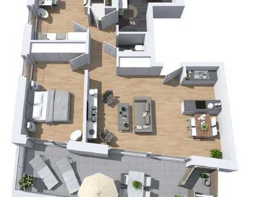 Exklusive Neubau-Dachgeschosswohnung im Herzen von Neckarsulm – Modernes Wohnen mit Weitblick! (6)