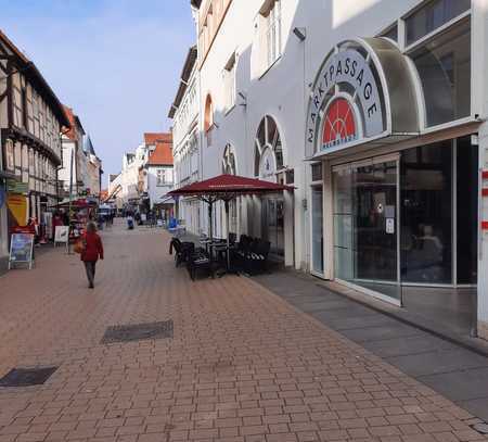 ausgebaute Café-Fläche in der Markt-Passage Helmstedt