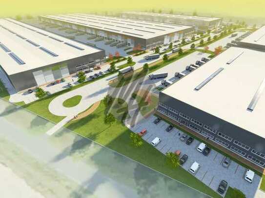 KEINE PROVISION ✓ NEUBAU ✓ Lager-/Logistik (30.000 m²) & variabel Büro-/Mezzanine (2.000 m²)