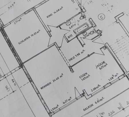 Exklusive 3,5-Raum-Hochparterre-Wohnung mit geh. Innenausstattung mit Balkon und EBK in Neu Isenburg