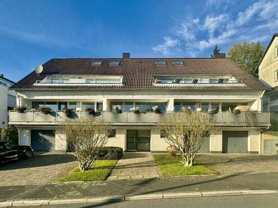 Charmante Maisonette-Wohnung mit Loggia und eigener Garage in Bochum-Stiepel