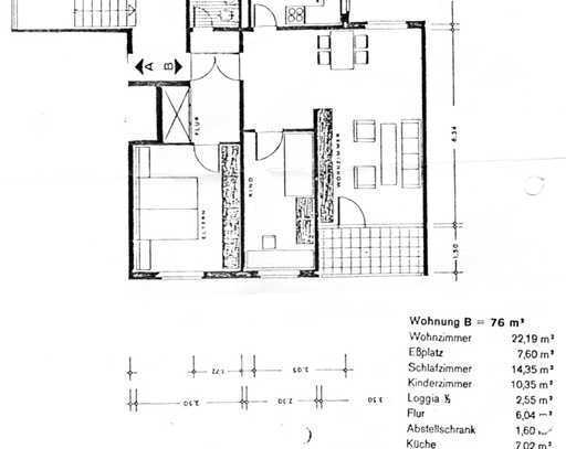 Modernisierte 3-Zimmer-Wohnung mit Balkon und Einbauküche incl. Tiefgarage in Monheim am Rhein