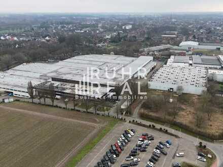 Gepflegte Lagerhalle in Emsdetten | Anlieferung über Rampen | RUHR REAL