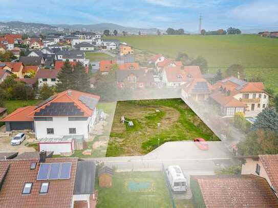 Erschlossenes Baugrundstück in ruhiger Siedlungslage in Cham/Haidhäuser!