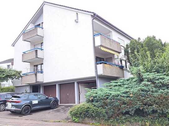 Helle 3,5 Zimmerwohnung mit West-Balkon und Garage in Aussichtslage!