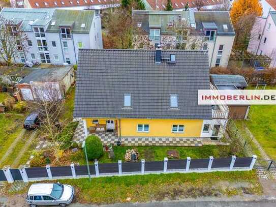 IMMOBERLIN.DE - Ein-/Zweifamilienhaus mit Sonnenterrassen & Garage in familienfreundlicher Lage