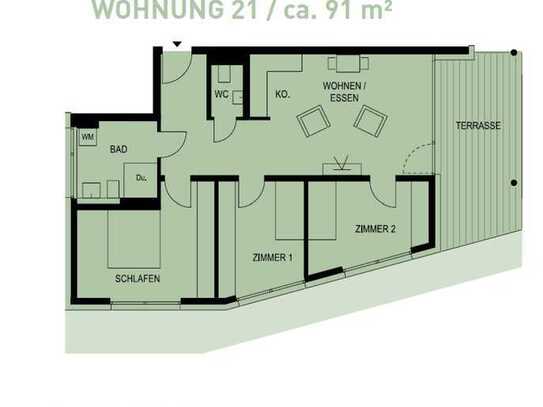 Großzügige 4,5-Zimmer-Erdgeschoßwohnung