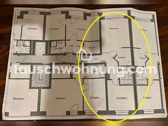 Tauschwohnung: 2 Zimmer Wohnung mit Tiefgaragenstellplatz und Balkon