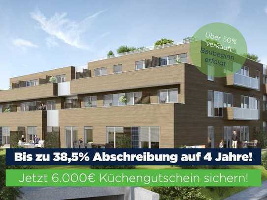 Whg 18 - KFW 40 QNG - Moderne Zweizimmerdachterrassenwohnung mit Homeofficebereich