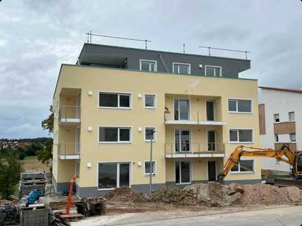 In Lauchheim: Neubauwohnung mit drei Zimmern und Balkon