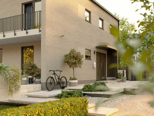 Haus mit Balkon und Terrassenüberdachung , Preis inkl. Grundstück, massiv