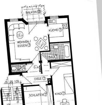 Attraktive 3-Raum-Wohnung mit EBK, Balkon und TG-Stellplatz in Gäufelden