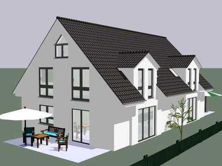 **Neubau einer geräumigen Doppelhaushälfte mit 490 m². Einzelgrundstück