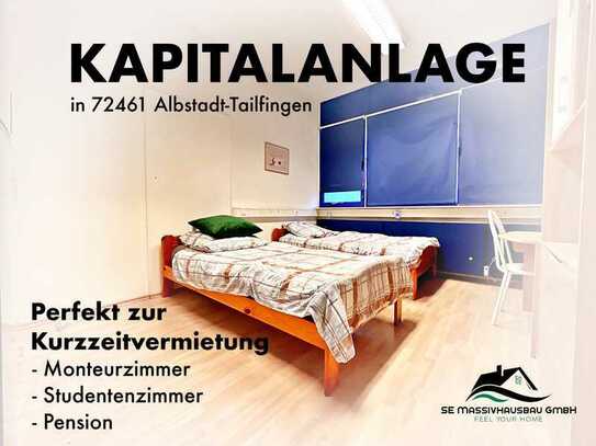 KAPITALANLEGER AUFGEPASST - Gepflegte Wohnung zur Kurz- oder Langzeitvermietung in Tailfingen