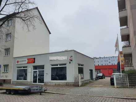 Show-room, Kfz-Werkstatt, Lager und Freifläche