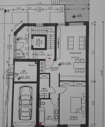 Geschmackvolle, neuwertige 3-Zimmer-Erdgeschosswohnung mit geh. Innenausstattung mit Balkon