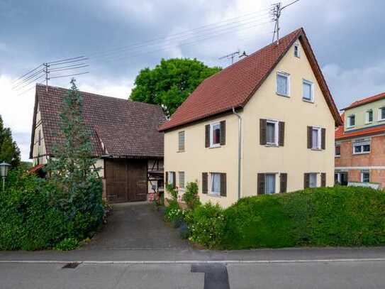 Einfamilienhaus mit großem Garten & Scheune in Mössingen-Talheim